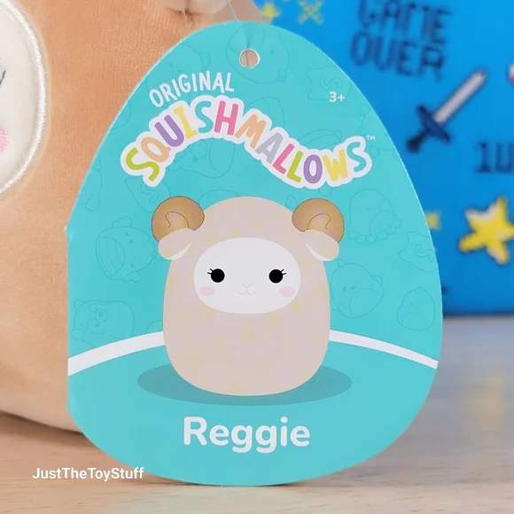 Squishmallow Reggie the Ram 5" UltraSoft Stuffed Animal Toy Plush NWT - Picture 5 of 6